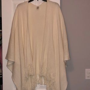 Off white shrug/shawl sweater